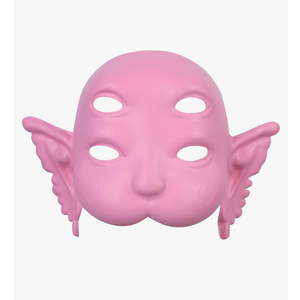 Pack Of 2 Pink Cosplay Therian Masquerade Half Face Mask DIY Fantastic Cry Baby Mask Costume For Halloween