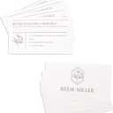 Best Paper Greetings Blank Business Card Paper Sheets - 3.5 x 2 In, White, 100 Sheets (1000 Perforated Blanks) - Printable & Perforated Business Card Stock Paper