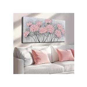 Click to see full view
	
	
Designart PT11823-32-16 Fractal Flower Illuminated Purple Large Floral Canvas Art Print, 32x16, Pink