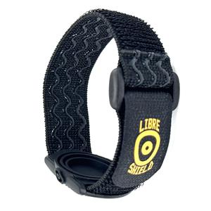 Freestyle Armband 3 for Freestyle Libre 3-14 Day : up to 30" Inch Adjustable Flexible Transmitter Protection Sensor Cover - Sensor Saver - No More Adhesive Patches (Black Matte)