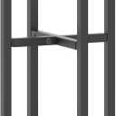 Plant Stand for 10"-16" Plant Pot Indoor Outdoor Corner, Adjustable Metal Heavy Duty for Large Pot (Black 1 Pack)