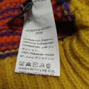 RoseSeek Women's Striped Color Block Sweaters Button Down Long Sleeve Cardigans Crop Tops Yellow Large