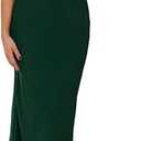 Women's Sexy Backless Maxi Dress Spaghetti Straps Sleeveless Elegant Summer Formal Cocktail Party Dresses Emerald Green, Medium