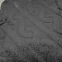 Ottoman Pouf Unstuffed 20x20x12 Inches Fluffy Ottoman Foot Rest No Filler Under Desk Foot Stool Great for Living Room Bedroom (Gray Pouf Without Filler)