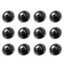 LePvo 1 Inch Small Caster Wheels for Furniture, Self Adhesive Caster Wheels, 360 Swivel Wheels, 28 LBS Load Capacity Per Wheel, Low Profile Wheels for Small Appliance Storage Box Planter(12 Pack)