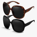 miyya Bug Eye Oversized Polarized Sunglasses Womens, Trendy Retro Sun Glasses for Women 2025, Oversized UV Protection Shades