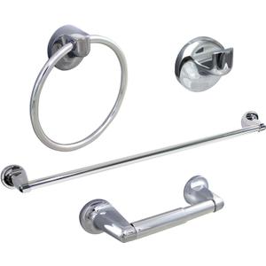 Formosa Design Hardware 4-Piece Bathroom Accessories Set (Polished Chrome)
