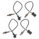 4PCS O2 Oxygen Sensor Upstream and Downstream Compatible with Chevy GMC Silverado 1500 C/K1500 Tahoe 1996 1997 1998 1999 2000 2001 Replacement for 9617178 234-4012 234-4018 SG454 SG236 13474