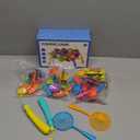 Magnet Fishing Game for Kids 3 4 5 6 7 8 Years Old - Pool Bath Toys for Toddlers, Pole Rod Net, Floating Fish Toys, Outdoor Party Toys for Boys Girls Kids Age 3-8 8-12 Year Old