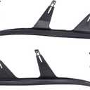 NewYall Left and Right Upper Headlight Gasket Strip Cover Trim for BMW M3 2001-2006, 325Ci /330Ci 2001-2003, 323Ci/328Ci 2000