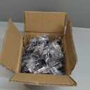 50 Pcs Baluster Shoes Stair Flat Shoe with Screw and Wrench, Suitable 1/2" Square Iron Balusters Basket Twist Knuckle Staircase Balusters Metal Spindle Railing