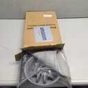 Elevated Dog Bowls, Dog Feeder with Stainless Steel Dishes & Slow Feeder Bowl, 5 Heights Adjustable Raised Stand for Medium Large, Food Dishes with Non-Slip Feet (Black)