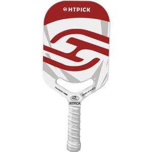 Pickleball Paddles | T700 Carbon Fiber Pickleball Paddle with Aero Throat | Hot-Press Moulding | 16mm Polymer Core | Specifically Engineered for Swing Speed and Manoeuvrability (418mm)