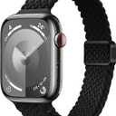 Slim Braided Nylon Band Compatible with Apple Watch Bands 42mm 41mm 40mm 38mm 40mm 44mm 45mm 46mm Women, Soft Thin Nylon Sport Loop Strap for iWatch Series 11 10 9 8 7 6 SE 5 4 3 2 1