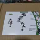 6.6ft Artificial Rubber Tree Faux Plants Indoor Faux Floor Artificial Trees Indoor, Fake Plant Fake Tropical Plants, Large Floor, Real Touch Rubber Tree for Home Decor