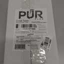 PUR Plus Vertical Faucet Mount Water Filtration System, Lead-Reducing Filter, Great-Tasting, Easy Install, Lasts 100 Gallons, Faucet Water Filter, Compatible with Sinks with External Aerators, Chrome