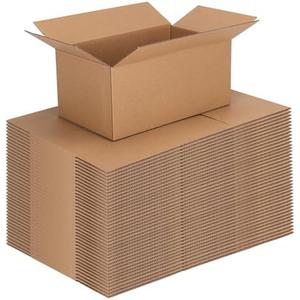 CRUGLA 40 Packs 9x5x4 Shipping Boxes Corrugated Cardboard Boxes Bulk for Small Business Shipping Packing Mailing