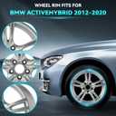 New 18 Inch 18x8.5 Inch Premium Aluminum Alloy Rear Wheel Rim Fits for BMW 3 & 4 Series Activehybrid 2012 2013 2014 2015 2016 2017 2018 2019 2020, 36117845881 Direct Fit OE Stock Specs