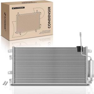 A-Premium Air Conditioning A/C Condenser Compatible with Ford Focus 2008 2009 2010 2011, 2.0L, Manual Transmission