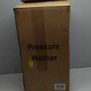 Electric Pressure Washer 5000PSI-Max 3.6GPM Power Washer Touch Screen Adjustable Pressure,4 Nozzles and 500ml Foam Cannon Power Washer Cleaning for Patio Yellow