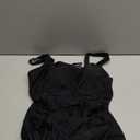 Daci Plus Size One Piece Swimsuit for Women Tummy Control Vintage Bathing Suits Ruched Swimwear (Medium, Black 2)