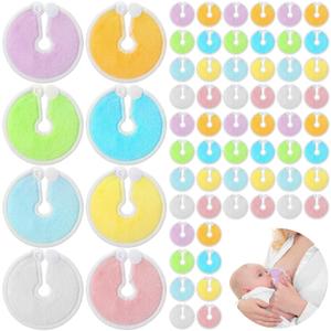 Estune 56 Packs Gtube Button Covers Feeding Tube Supplies Soft Feeding Tube Holder Peg Supplies Absorbent Gtube Pads Holder G Button Pads for Nursing Care
