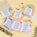 5 x Bozidol 6 Pcs Mini Prayer Quilt with Cross Inside, Portable Scripture Pocket Prayer Quilt Squares Christian Gifts for Women Easter Mother's Day Pastor Appreciation Sympathy Gifts
