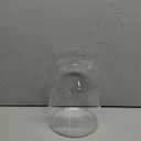 Clear Glass Vase, Large Flower Vase, 8-inch Glass Flower Vase for Plants, Wide Mouth Vase for Home, Wedding, Living Room, Dining Table