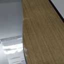 Mirror Brown Wood Outline Top and Bottom 29x32 Inches - Stuff's