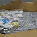 Homemate Electric Heated Blanket Queen Size - 84"x90" Heating Blanket Queen Size Dual Control 1/2/4/6/8 Hours Auto-Off 10 Heat Level Over-Heat Protection Soft Flannel Sherpa ETL Certification (Light Grey (Striped))