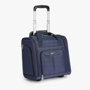 Amazon Basics Underseat Carry On Luggage with Wheels - 14" Rolling Travel Bag, Navy
