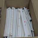 SONGMICS Shoe Rack, 3-Tier Shoe Organizer, Metal Storage Shelf, Upright or Upside Down, for 16-20 Pairs, Stackable, for Entryway, 11.8 x 36.2 x 21.7 Inches, Pearl White ULSA303W03