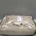 102 Inch Long Curtains Pinch Pleat Linen Curtains for Living Room Bedroom 2 Panels Tan Brown Burlywood Taupe Light Filtering Privacy 102 Inch Pleated Drapes Hooks Rings Back Tab for Sliding Door