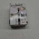 Manual Milk Frother, 14oz/400ml Stainless Steel Milk Foam Maker with Double Mesh Screen Handheld Frothing Pitcher Foamer for Coffee, Latte, Cappuccino, Frappe, Matcha, Hot Chocolate