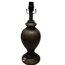 Antique Brown Table Lamp Base with Light Socket, 18"