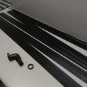 Meranti Aluminum Handrail for Indoor or Outdoor Steps and Stairs – Hand Rails for Elderly – DIY Complete Stair Railing Kit (AHR, Black Textured, 5' Length)