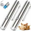 FYNIGO 2 Pcs Interactive Cat Toys for Indoor Cats | 2 Modes & AA Battery Classic Type | Cat Toys for Bored Indoor Adult Cats Dogs Kittens Chase Exercise