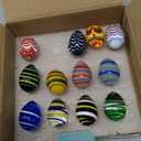 HDCRYSTALGIFTS Crystal Eggs Handmade Tiny Eggs Decorative Home Decoration Collectible Figurines for Boy Girl Party Favor Craft (12 pcs)