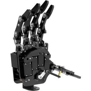 HIWONDER Robot Hand Five Fingers Support Secondary Development Solely Movement Bionic Robot Mechanical Arm Hand DIY Robot（Right Hand）