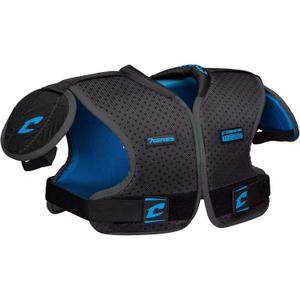 Champro 7-Series Football Shoulder Pad (Small, BLACK, BLUE)