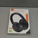 iLive Electronics Active Noise Cancellation Bluetooth Headphones, Adjustable Headband, Includes 3.5mm Audio Cable, Black (IAHN40B)