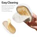 3-in-1 Soft Steam Grooming Brush for Dogs & Cats: Hair Remover, Cleaning & Massaging, Water Brush for Shedding, Suitable for Indoor Haired Cats, Dogs & Rabbits (Purple)