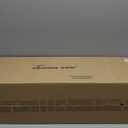 Island Lights for Kitchen, 4-Light Farmhouse Dining Room Light Fixtures Over Table, Matte Black and Gold Linear Chandeliers for Dining Room，Industrial Pendant Lighting with Clear Glass Shade