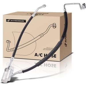 A-Premium A/C Suction Hose & Discharge Line Hose Assembly Compatible with Chevrolet Silverado 3500, Silverado 2500 HD & GMC Sierra 3500, Sierra 2500 HD, 2001, 6.6L, Turbocharged, Diesel