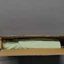 Metal Arch Stand and Cover Set,1 Sage Green Spandex Fitted Backdrop with 1 Gold Wedding Arched Stand Frame for Parties Birthday Baby Shower Bridal Banquet Decoration (6FT)