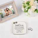 Piudee Daughter in Law Gifts from Mother in Law - Jewelry Dish Ring Trinket Dish for Daughter in Law Birthday Valentines Mother's Day Christmas Wedding Gift for Daughter in Law