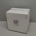 Rubtlamp 100Pcs Plastic Purple Dinner Plates, Heavy Duty 10 Inch Gold Disposable Plates, Hammered Purple Plates with Gold Rim, Fancy Plastic Plates for Weeding Parties