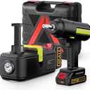 E-HEELP Cordless Electric Hydraulic Car Jack Kit 5 ton with Lithium Battery Includes Cordless Impact Wrench Rechargeable Touchscreen Jack All-in-One Portable Tool kit for Efficient Car Maintenance