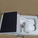 2 Pack 4MP Security Camera Wireless Outdoor, 6 Spotlights and 2.5K HD Color Night Vision Solar Powered Camera with 2.4GHz Wifi, APP Control, PIR Sensor, 2-Way Audio, IP66, SD Card/Cloud Storage (White)