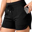 Women Swim Board Shorts 3 Inches Super Comfy Ultra Stretch Quick Dry for Pool Beach Summer Vacation and Daily Life
